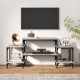 Szürke sonoma színű szerelt fa tv-szekrény 117x35x52 cm Szürke sonoma színű szerelt fa tv-szekrény 117x35x52 cm