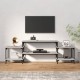 Szürke sonoma színű szerelt fa tv-szekrény 157x35x52 cm Szürke sonoma színű szerelt fa tv-szekrény 157x35x52 cm
