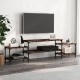 Füstös tölgyszínű szerelt fa tv-szekrény 197x35x52 cm Füstös tölgyszínű szerelt fa tv-szekrény 197x35x52 cm
