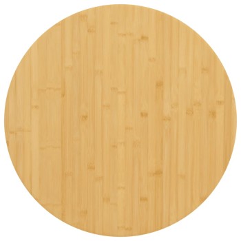 Bambusz asztallap ø60 x 4 cm