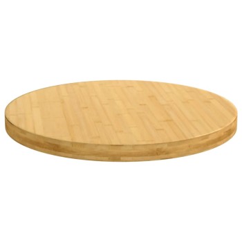 Bambusz asztallap ø60 x 4 cm