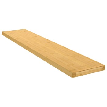 Bambusz fali polc 100x20x2,5 cm