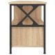 Sonoma tölgyszínű szerelt fa és vas tv-szekrény 102x33x45 cm Sonoma tölgyszínű szerelt fa és vas tv-szekrény 102x33x45 cm