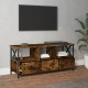 Sonoma-tölgyszínű szerelt fa és vas tv-szekrény 102x33x45 cm Sonoma-tölgyszínű szerelt fa és vas tv-szekrény 102x33x45 cm