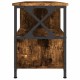 Sonoma-tölgyszínű szerelt fa és vas tv-szekrény 102x33x45 cm Sonoma-tölgyszínű szerelt fa és vas tv-szekrény 102x33x45 cm