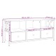 Sonoma-tölgyszínű szerelt fa és vas tv-szekrény 102x33x45 cm Sonoma-tölgyszínű szerelt fa és vas tv-szekrény 102x33x45 cm
