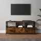 Sonoma-tölgyszínű szerelt fa és vas tv-szekrény 102x33x45 cm Sonoma-tölgyszínű szerelt fa és vas tv-szekrény 102x33x45 cm