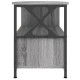 Szürke sonoma színű szerelt fa és vas tv-szekrény 90x33x45 cm Szürke sonoma színű szerelt fa és vas tv-szekrény 90x33x45 cm