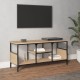 Sonoma-tölgyszínű szerelt fa és vas tv-szekrény 100x35x45 cm Sonoma-tölgyszínű szerelt fa és vas tv-szekrény 100x35x45 cm