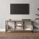 Sonoma-tölgyszínű szerelt fa és vas tv-szekrény 100x35x45 cm Sonoma-tölgyszínű szerelt fa és vas tv-szekrény 100x35x45 cm