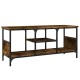 Sonoma-tölgyszínű szerelt fa és vas tv-szekrény 100x35x45 cm Sonoma-tölgyszínű szerelt fa és vas tv-szekrény 100x35x45 cm