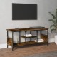 Sonoma-tölgyszínű szerelt fa és vas tv-szekrény 100x35x45 cm Sonoma-tölgyszínű szerelt fa és vas tv-szekrény 100x35x45 cm