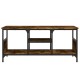 Sonoma-tölgyszínű szerelt fa és vas tv-szekrény 100x35x45 cm Sonoma-tölgyszínű szerelt fa és vas tv-szekrény 100x35x45 cm