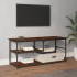 Füstös tölgy színű szerelt fa és acél tv-szekrény 103x38x46,5cm