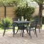 Kerti szék 4 pcs antracit 56 x 65 x 89 cm acél