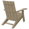 Világosbarna polipropilén kerti adirondack szék 75x88,5x89,5 cm