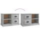 Betonszürke szerelt fa tv-szekrény 73x35,5x47,5 cm Betonszürke szerelt fa tv-szekrény 73x35,5x47,5 cm