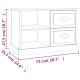 Betonszürke szerelt fa tv-szekrény 73x35,5x47,5 cm Betonszürke szerelt fa tv-szekrény 73x35,5x47,5 cm