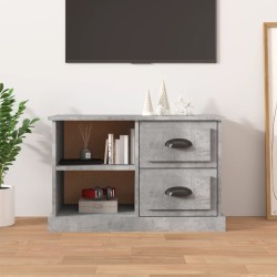 Betonszürke szerelt fa tv-szekrény 73x35,5x47,5 cm