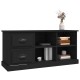 Fekete szerelt fa tv-szekrény 102 x 35,5 x 47,5 cm Fekete szerelt fa tv-szekrény 102 x 35,5 x 47,5 cm