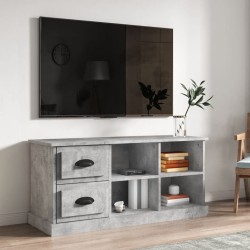 Betonszürke szerelt fa tv-szekrény 102 x 35,5 x47,5 cm