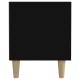 Fekete szerelt fa tv-szekrény 180 x 31,5 x 40 cm Fekete szerelt fa tv-szekrény 180 x 31,5 x 40 cm