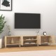 Sonoma-tölgyszínű szerelt fa tv-szekrény 180 x 31,5 x 40 cm Sonoma-tölgyszínű szerelt fa tv-szekrény 180 x 31,5 x 40 cm