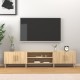 Sonoma-tölgyszínű szerelt fa tv-szekrény 180 x 31,5 x 40 cm Sonoma-tölgyszínű szerelt fa tv-szekrény 180 x 31,5 x 40 cm