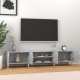 Betonszürke szerelt fa tv-szekrény 180x31,5x40 cm Betonszürke szerelt fa tv-szekrény 180x31,5x40 cm