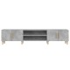 Betonszürke szerelt fa tv-szekrény 180x31,5x40 cm Betonszürke szerelt fa tv-szekrény 180x31,5x40 cm
