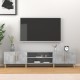 Betonszürke szerelt fa tv-szekrény 180x31,5x40 cm Betonszürke szerelt fa tv-szekrény 180x31,5x40 cm