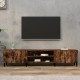 Füstös tölgyszínű szerelt fa tv-szekrény 180x31,5x40 cm Füstös tölgyszínű szerelt fa tv-szekrény 180x31,5x40 cm