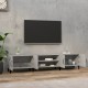 Szürke sonoma színű szerelt fa tv-szekrény 180 x 31,5 x 40 cm Szürke sonoma színű szerelt fa tv-szekrény 180 x 31,5 x 40 cm