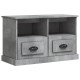 Betonszürke szerelt fa tv-szekrény 80 x 35 x 50 cm