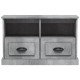 Betonszürke szerelt fa tv-szekrény 80 x 35 x 50 cm