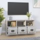 Betonszürke szerelt fa tv-szekrény 100x35x50 cm Betonszürke szerelt fa tv-szekrény 100x35x50 cm