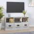 Betonszürke szerelt fa tv-szekrény 100x35x50 cm