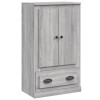 Szürke sonoma szerelt fa magasszekrény 60x35,5x103,5 cm