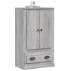 Szürke sonoma szerelt fa magasszekrény 60x35,5x103,5 cm