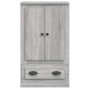 Szürke sonoma szerelt fa magasszekrény 60x35,5x103,5 cm