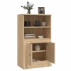 Sonoma tölgy szerelt fa magasszekrény 60x35,5x103,5 cm