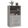 Szürke sonoma szerelt fa magasszekrény 60x35,5x103,5 cm