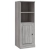 Szürke sonoma szerelt fa magasszekrény 36x35,5x103,5 cm