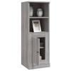 Szürke sonoma szerelt fa magasszekrény 36x35,5x103,5 cm