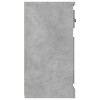 Betonszürke szerelt fa tálalószekrény 70x35,5x67,5 cm