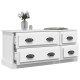 Fehér szerelt fa tv-szekrény 100x35,5x45 cm Fehér szerelt fa tv-szekrény 100x35,5x45 cm
