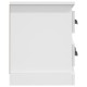 Fehér szerelt fa tv-szekrény 100x35,5x45 cm Fehér szerelt fa tv-szekrény 100x35,5x45 cm