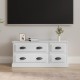 Magasfényű fehér szerelt fa tv-szekrény 100 x 35,5 x 45 cm Magasfényű fehér szerelt fa tv-szekrény 100 x 35,5 x 45 cm