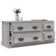 Szürke sonoma színű szerelt fa tv-szekrény 100x35,5x45 cm