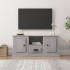 Szürke sonoma színű szerelt fa tv-szekrény 100x35,5x45 cm